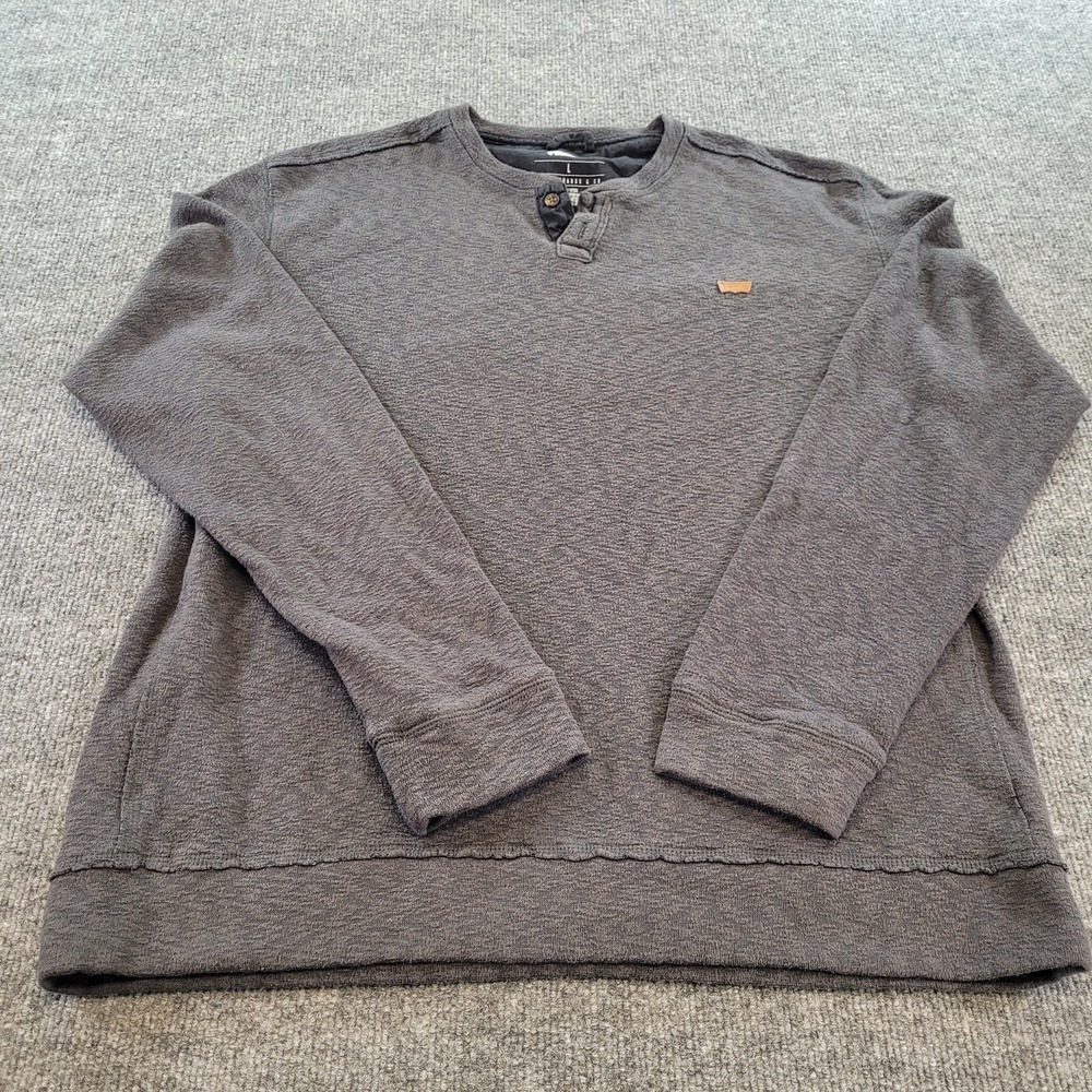 Lot of 2 Levis Henley Lightweight Sweaters Mens L Long Sleeves - Picture 2 of 15